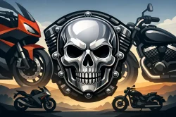 Skull Motorcycle Engine Cover That Fits Your Ride