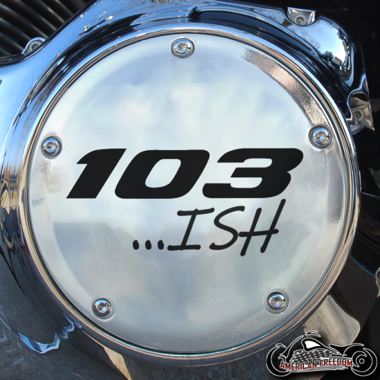 Chrome Harley Davidson Derby Cover - 103 ish