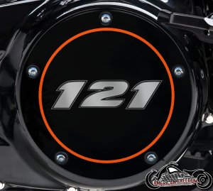 Custom Derby Cover - 121 Orange Ring