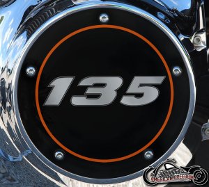 Custom Derby Cover - 135 Orange