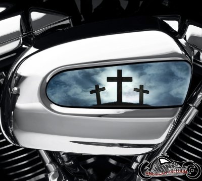 Harley Davidson Wedge Air Cleaner Insert - Dusk Crosses
