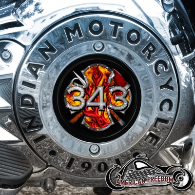 Indian Motorcycles Thunder Stroke Derby Insert - 343 Firefighter