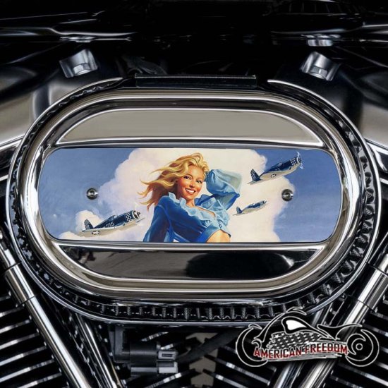 Harley Davidson M8 Ventilator Insert - Air Force Pin Up