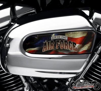 Harley Davidson Wedge Air Cleaner Insert - Air Force Flag