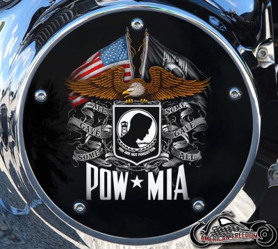 Custom Derby Cover - POW MIA Some Gave All 2