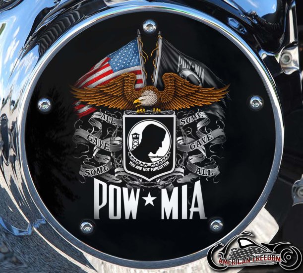 Custom Derby Cover - POW MIA Some Gave All 2