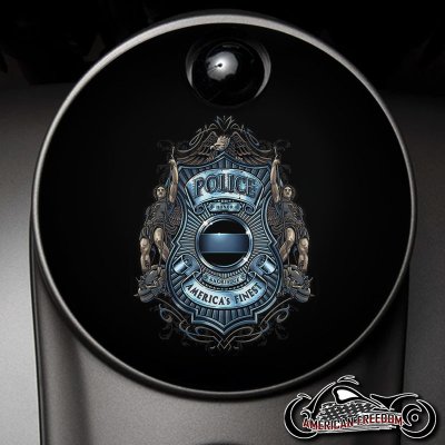 Custom Fuel Door - America's Finest Police Badge