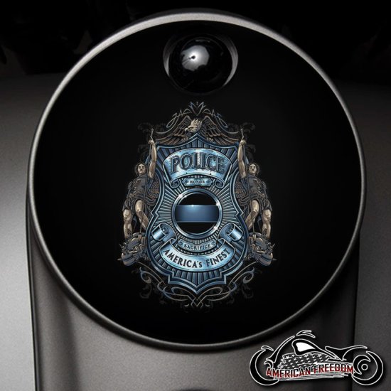 Custom Fuel Door - America's Finest Police Badge