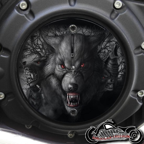 Indian Scout Derby Cover - Angry Wolf