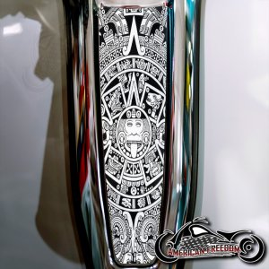 Harley 2024+ Street Glide & Road Glide Dash Insert - Aztec