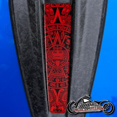 2023+ Harley CVO Dash Insert Aztec Calendar red