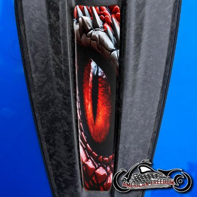 2023+ Harley CVO Dash Insert dragon eye red