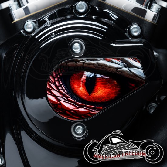 Harley Davidson VVT Timing Medallion - Dragon Eye Red