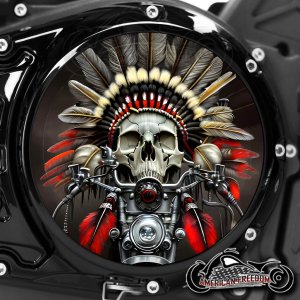 Indian 2020-22 Challenger Pursuit Derby - Indian Skull Red