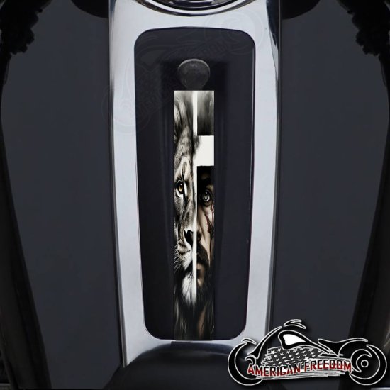 Harley Ultra Limited Dash Insert - Lion Jesus