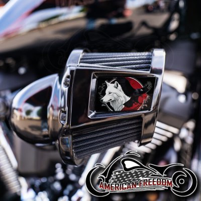 Harley 2019-2024 Heavy Breather Insert - Raven Wolf Red