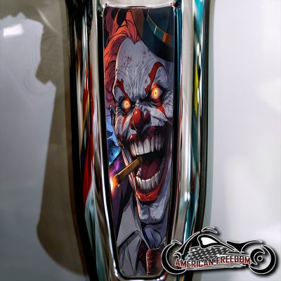 Harley 2024+ Street Glide & Road Glide Dash Insert - Smoke Clown