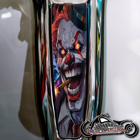 Harley 2024+ Street Glide & Road Glide Dash Insert - Smoke Clown