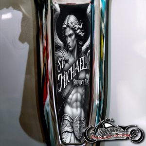 Harley 2024+ Street Glide & Road Glide Dash Insert - St Michael