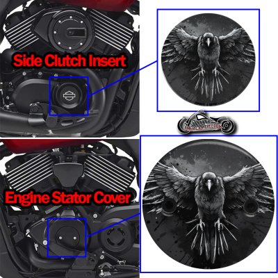 Harley Davidson XG500/XG750 2 Piece Set Raven