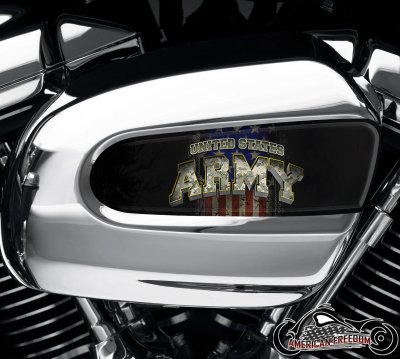 Harley Davidson Wedge Air Cleaner Insert - Army Flag