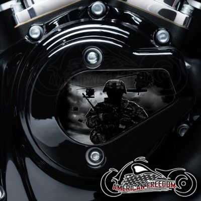 Harley Davidson VVT Timing Medallion - Army Soldier