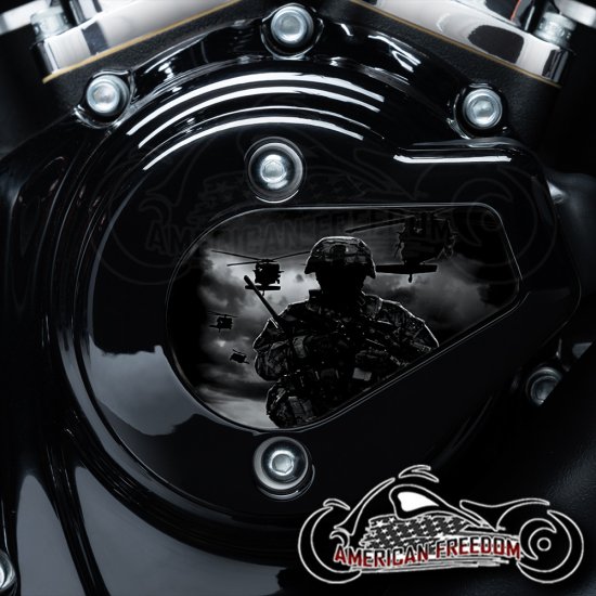 Harley Davidson VVT Timing Medallion - Army Soldier