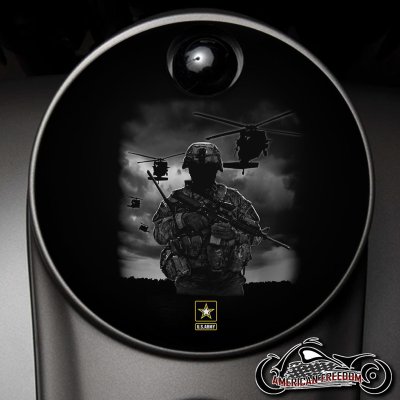 Custom Fuel Door - Army Helicopter