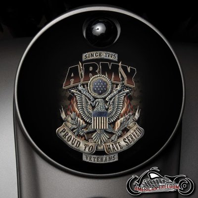 Custom Fuel Door - Army Proud To Have Served