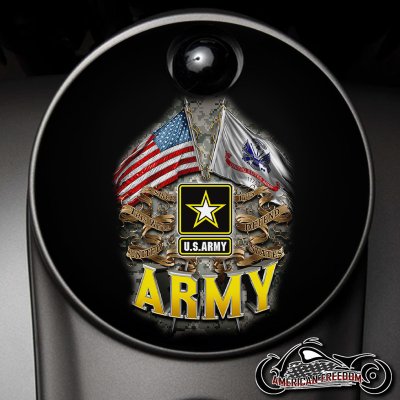 Custom Fuel Door - Army This We'll Defend