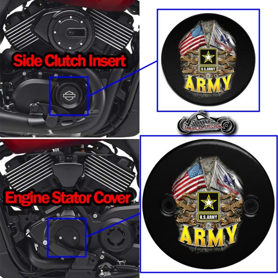 Harley Davidson XG500/XG750 2 Piece Set Army defend