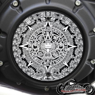 Indian Scout Derby Cover - Aztec Calendar