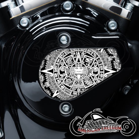 Harley Davidson VVT Timing Medallion - Aztec Calendar