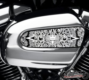 Harley Davidson Wedge Air Cleaner Insert - Aztec Calendar