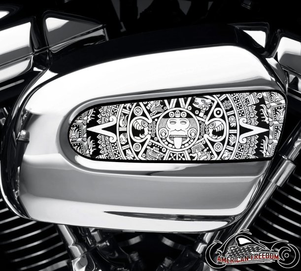 Harley Davidson Wedge Air Cleaner Insert - Aztec Calendar