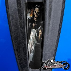 2023+ Harley CVO Dash Insert Bad ass reaper