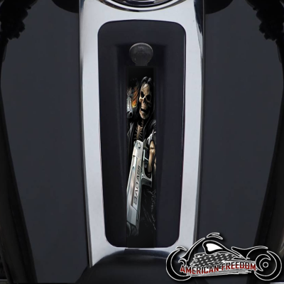 Harley Ultra Limited Dash Insert - Bad Ass Reaper