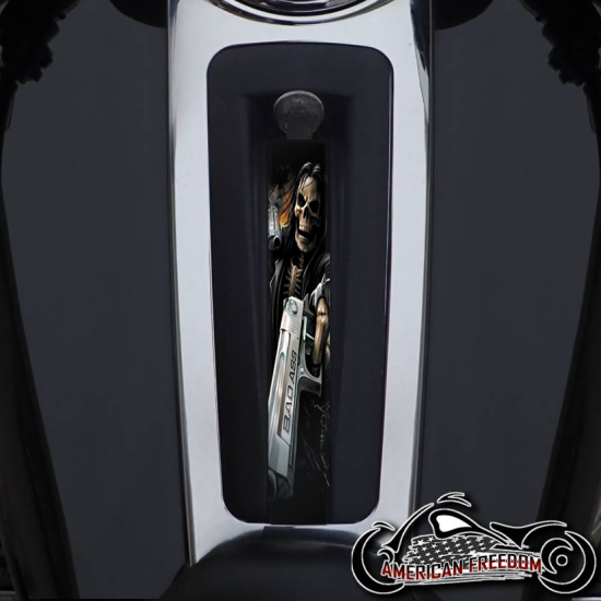 Harley Ultra Limited Dash Insert - Bad Ass Reaper