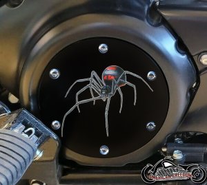 SUZUKI M109R Derby/Engine Cover - Black Widow