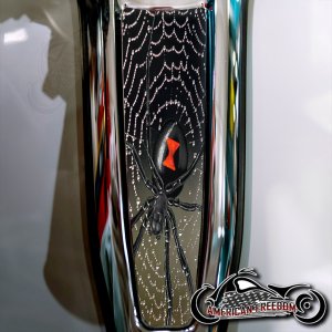 Harley 2024+ Street Glide & Road Glide Dash Insert - Black Widow