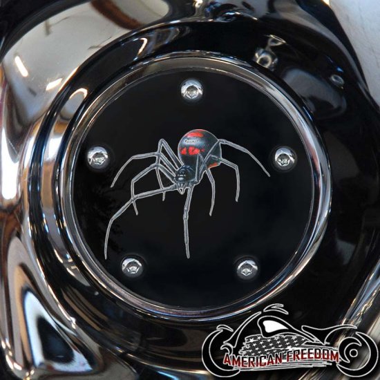 Custom Timing Cover - Black Widow