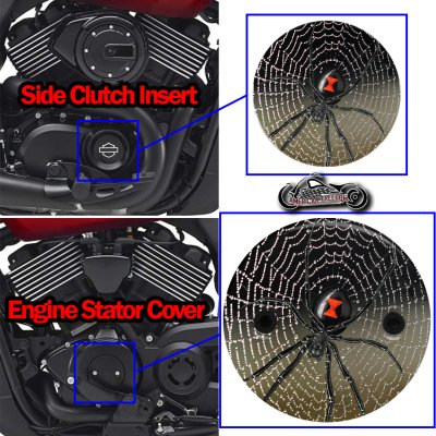 Harley Davidson XG500/XG750 2 Piece Set Black Widow