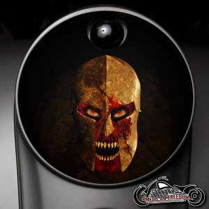 Custom Fuel Door - Bloody Gladiator