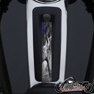 Harley Ultra Limited Dash Insert - Death Kiss Blue