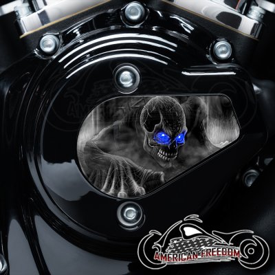 Harley Davidson VVT Timing Medallion - Grabber Blue Eyes