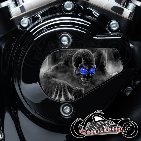 Harley Davidson VVT Timing Medallion - Grabber Blue Eyes