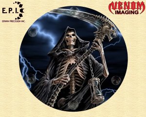 SUZUKI M109R Derby/Engine Cover - Lightning Reaper Scythe