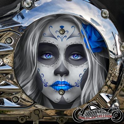 Indian 2014-2020 Thunderstroke Derby - Sugar Skull Blue