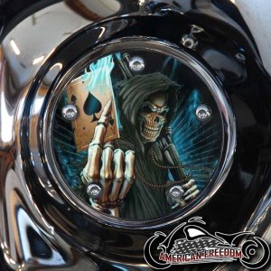 Custom Timing Cover - Reaper Flaming Ace Card