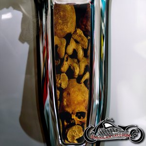 Harley 2024+ Street Glide & Road Glide Dash Insert - Bone Pile